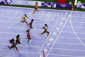paris-2024:-julien-alfred-wins-100-metres-women’s-final;-sha’carri-richardson-wins-silver