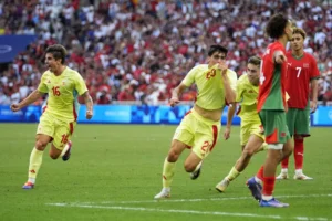 paris-2024:-spain-beat-morocco-to-reach-second-straight-olympic-men’s-football-final
