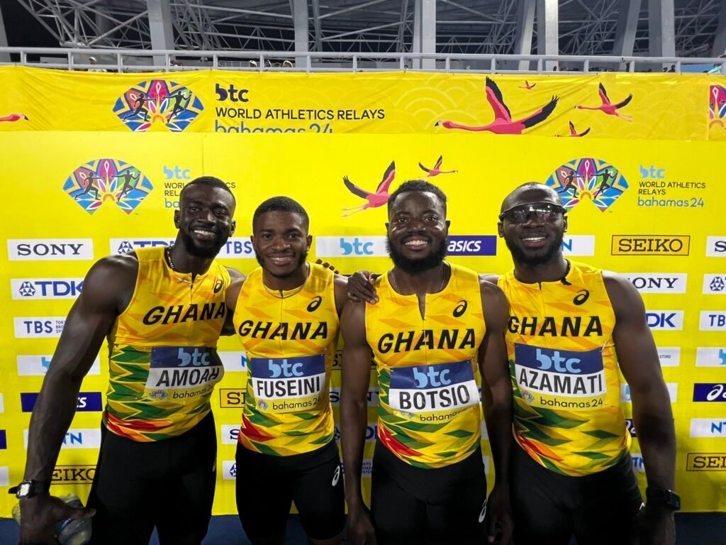 paris-2024:-ghana-to-run-in-lane-3-in-men’s-4×100-relay-semifinals-on-august-8
