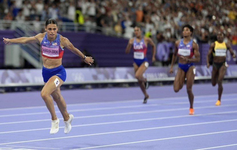paris-2024:-sydney-mclaughlin-levrone-wins-olympic-women’s-400-metre-hurdles-gold-in-record-time