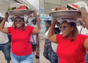 netizens-descend-on-hawa-koomson-for-hawking-watermelon-on-the-streets-to-campaign
