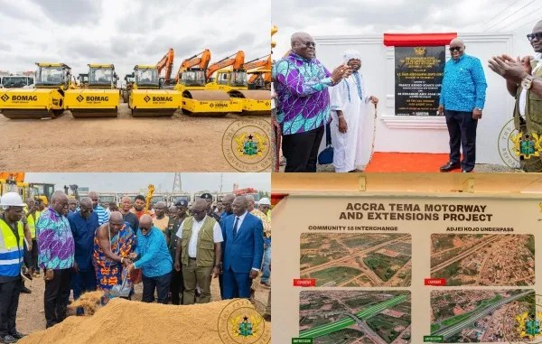 president-akufo-addo-cuts-the-sod-for-accra-tema-motorway-reconstruction-project